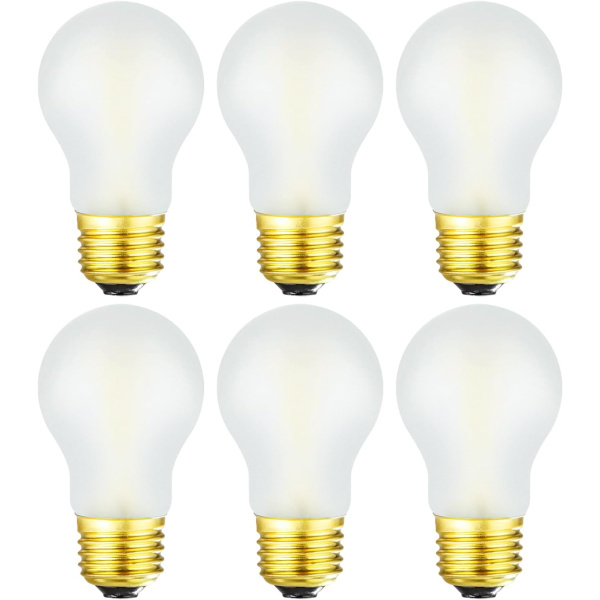 A15 LED Bulb 8W Equal E26 Bulb 75 Watt Dimmable E26 Edison Bulb Neutral White