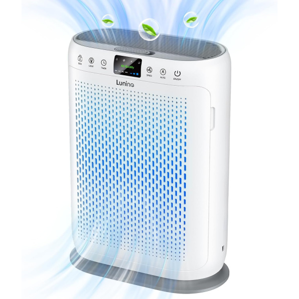 Air Purifiers for Home Large Room up to 1740sq.ft, LUNINO H13 HEPA Air Filter